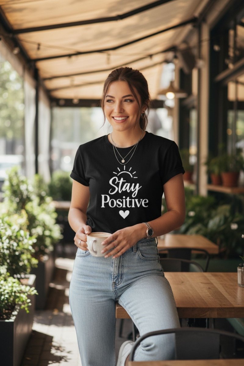 Stay Positive | Positive Mindset Tee - Positivity Prints