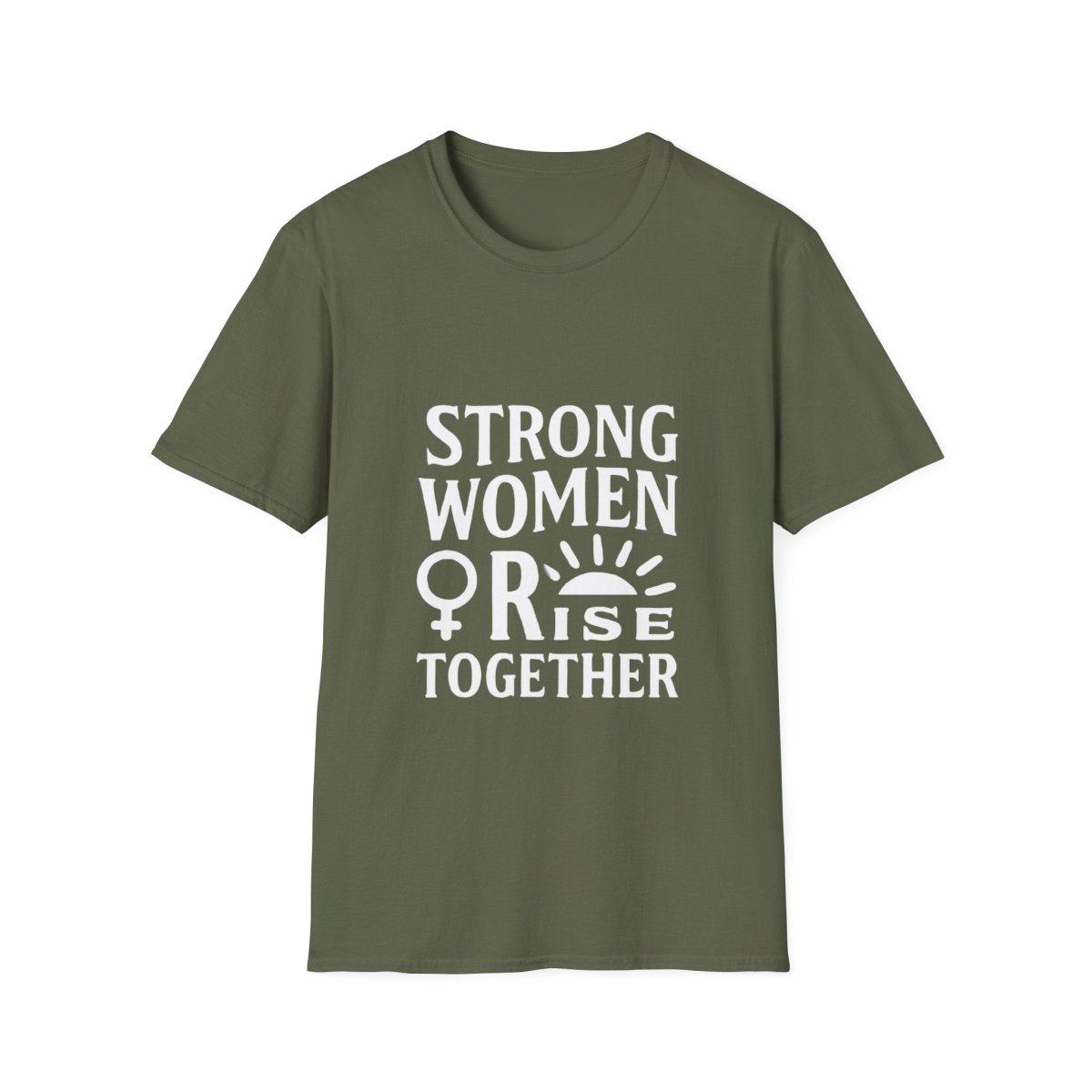 Empowerment Tee for Strong Women | Rise Together - Positivity Prints