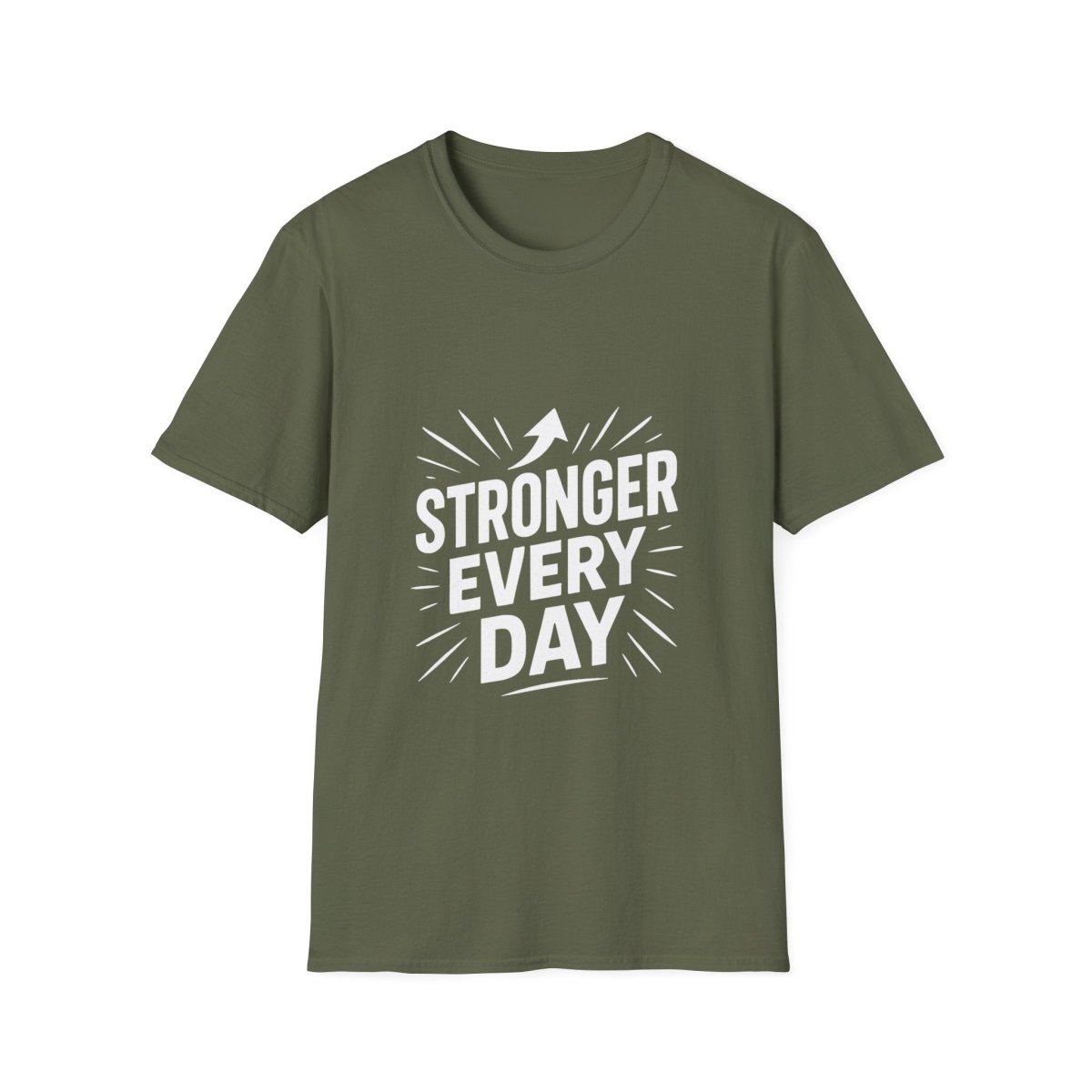 Stronger Every Day | Growth Mindset Tee - Positivity Prints