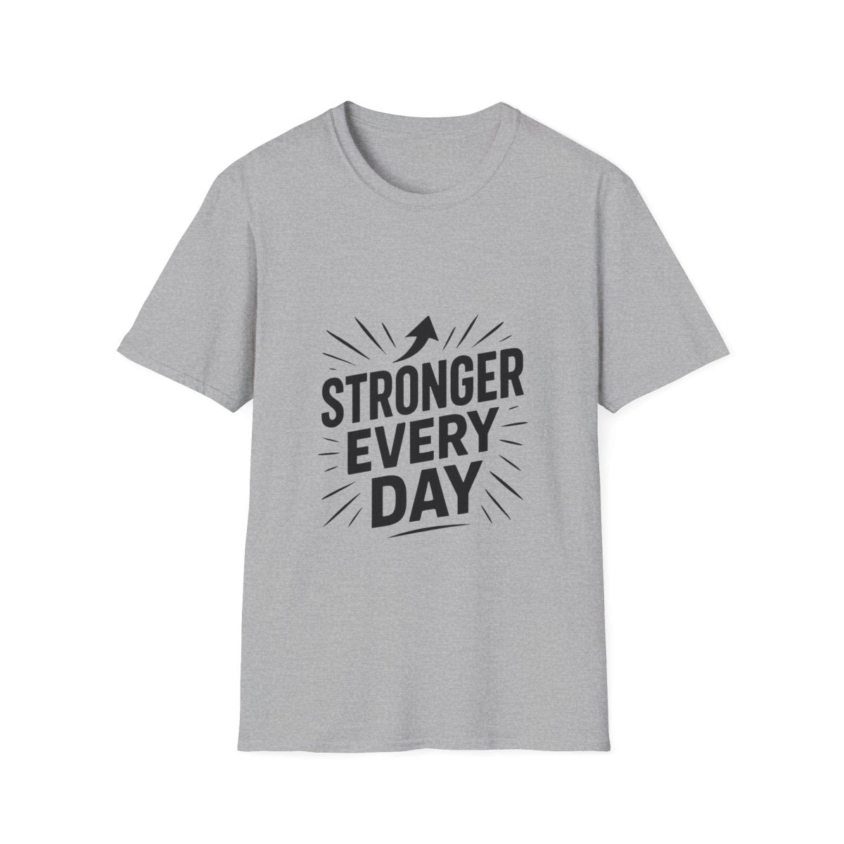 Stronger Every Day | Growth Mindset Tee - Positivity Prints
