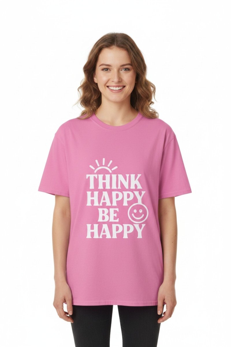 Think Happy Be Happy | Positive Mindset Tee - Positivity Prints