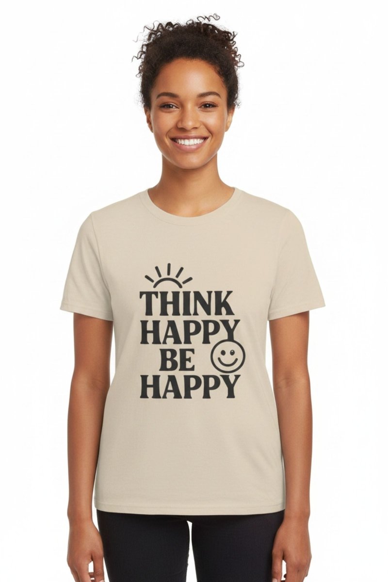 Think Happy Be Happy | Positive Mindset Tee - Positivity Prints