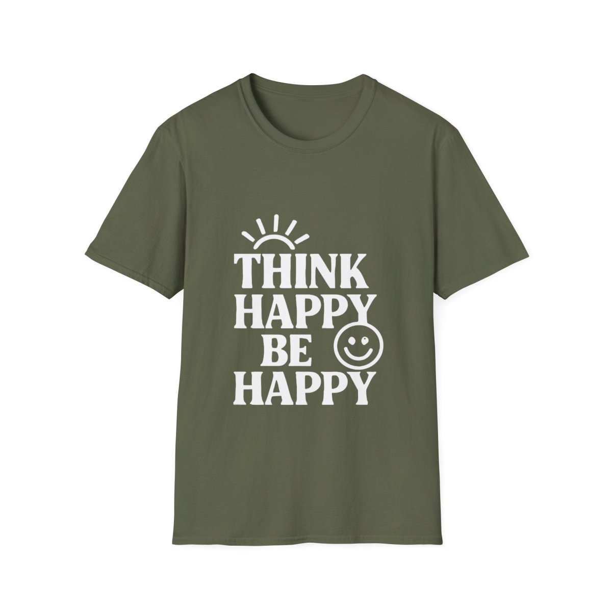 Think Happy Be Happy | Positive Mindset Tee - Positivity Prints