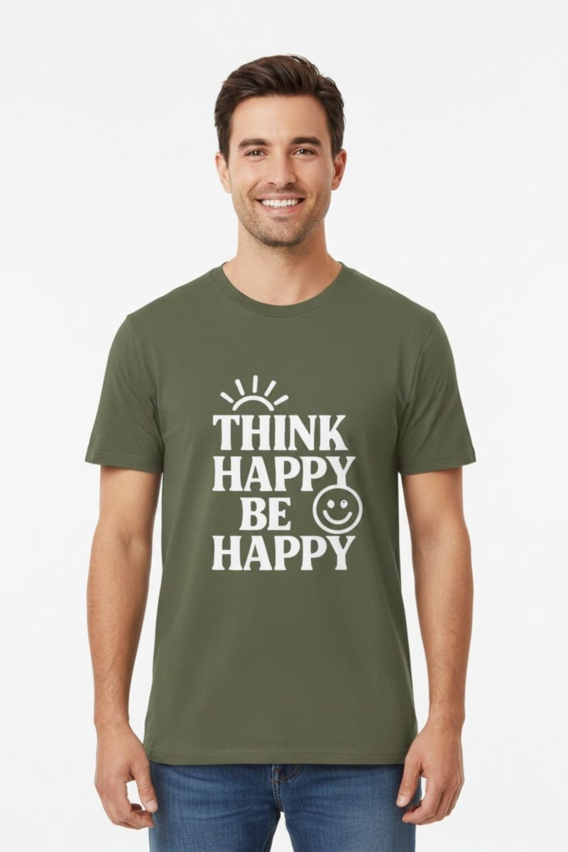 Think Happy Be Happy | Positive Mindset Tee - Positivity Prints