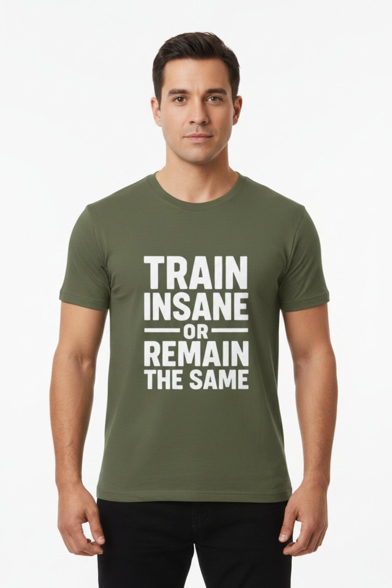 Train Insane | Gym Motivation Tee - Positivity Prints