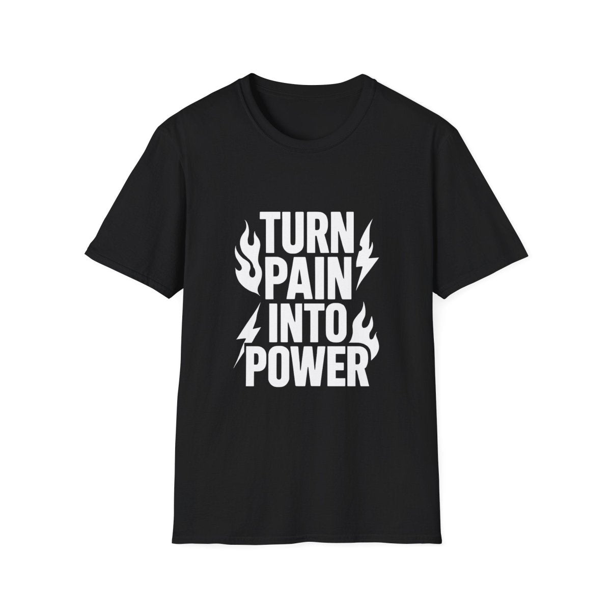 Turn Pain Into Power | Mental Strength Tee - Positivity Prints