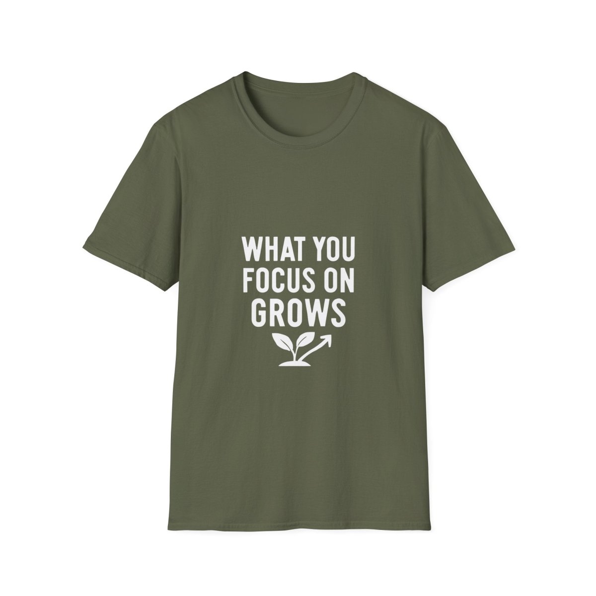 What You Focus On Grows | Growth Mindset Tee - Positivity Prints