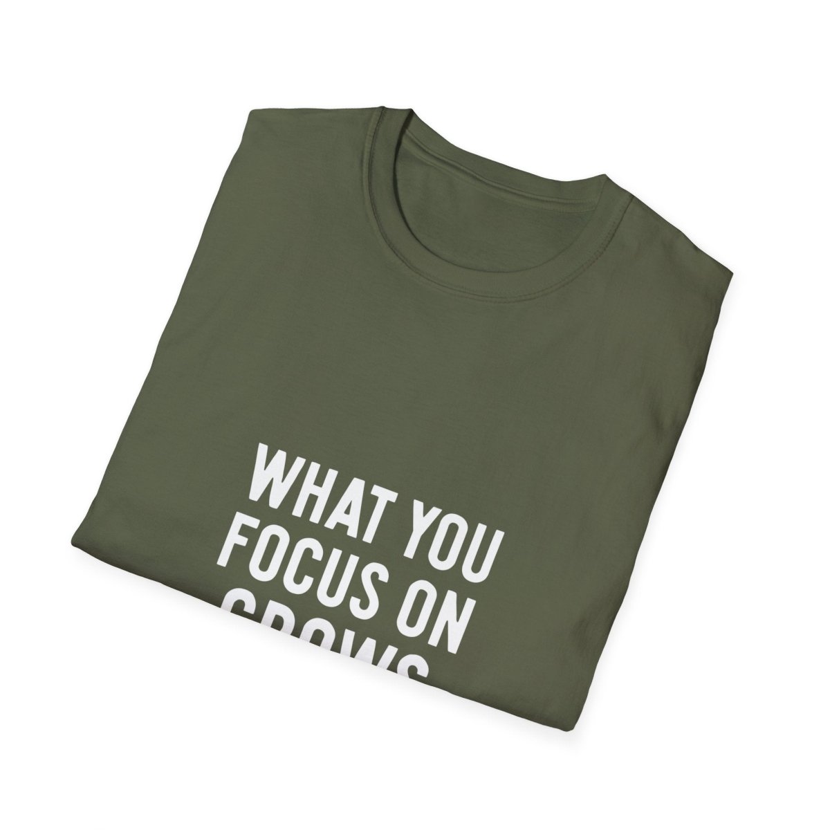 What You Focus On Grows | Growth Mindset Tee - Positivity Prints