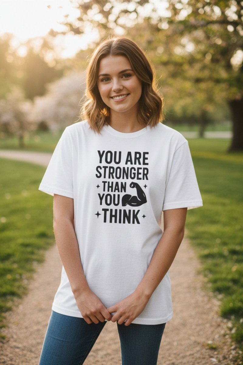 You Are Stronger Than You Think | Mental Health Tee - Positivity Prints