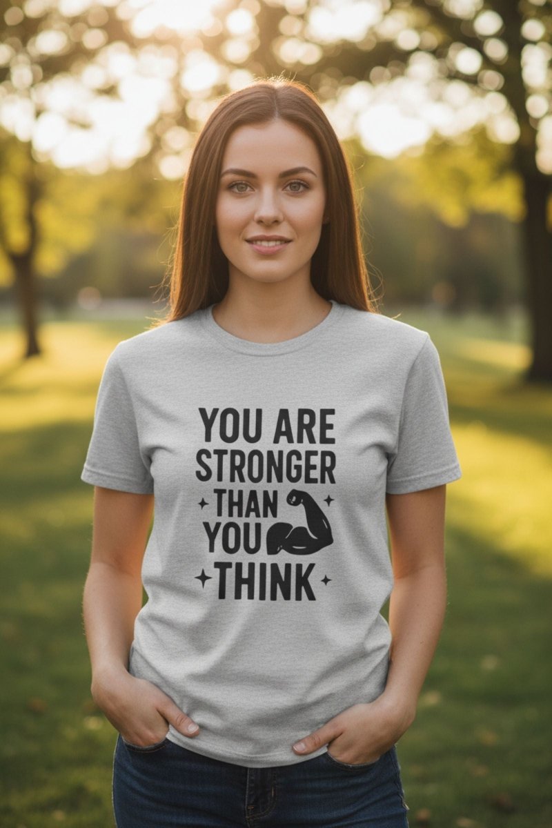 You Are Stronger Than You Think | Mental Health Tee - Positivity Prints