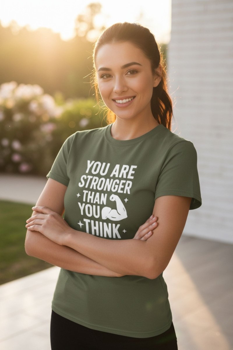 You Are Stronger Than You Think | Mental Health Tee - Positivity Prints
