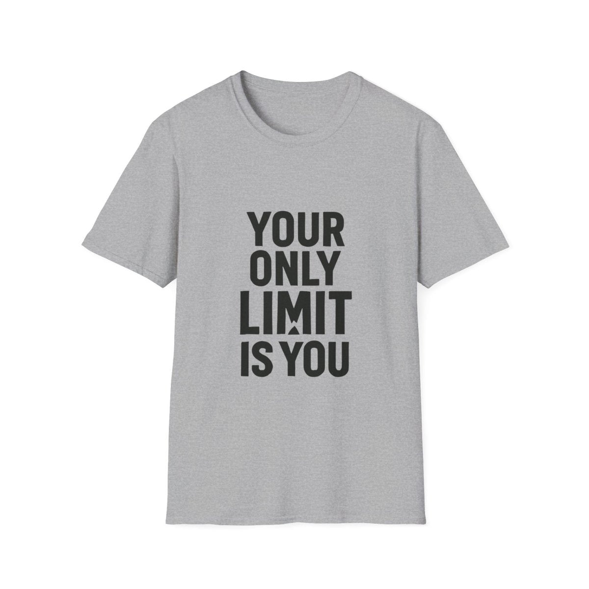 Your Only Limit Is You | Gym Motivation Tee - Positivity Prints